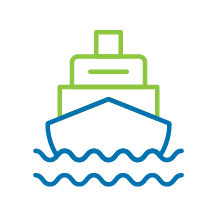 icon of a check and debit card