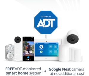 An ADT camera and security system