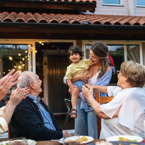 Family enjoying time together